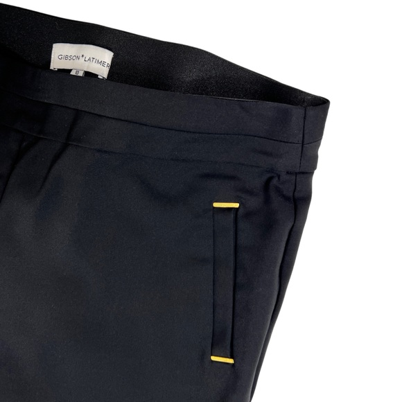 Gibson Latimer Black Center Seamed Stretch Skinny Slacks Size 10 - Picture 4 of 13